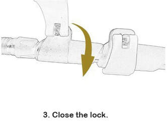 BrassSupport Cam Lock Closing.